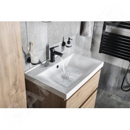 Aqualine Lotta - Mitigeur de lavabo, noir mat LT602B