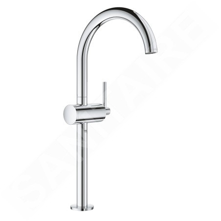 Grohe Atrio - Mitigeur de lavabo avec vidage et tuyau d’écoulement orientable, taille XL, chrome 32647003