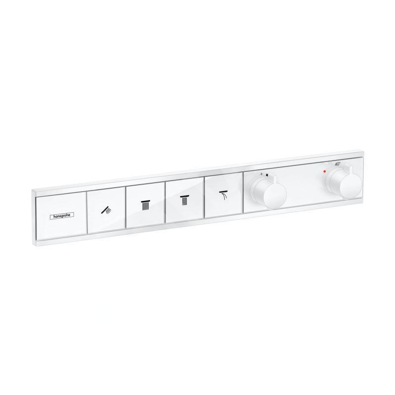 Hansgrohe RainSelect - Robinet encastré avec 4 fonctions, blanc mat 15382700