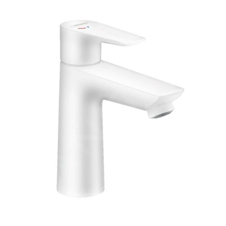 Hansgrohe Talis E - Mitigeur d'évier avec garniture de vidage, CoolStart, blanc mat 71713700