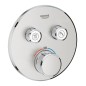Grohe Grohtherm SmartControl - Mitigeur thermostatique encastré de douche, 2 sorties, supersteel 29119DC0
