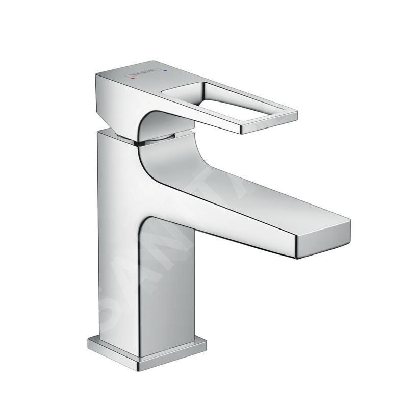 Hansgrohe Metropol - Mitigeur de lavabo 100 avec garniture de vidage Push-Open, chrome 74500000