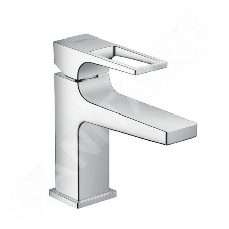 Hansgrohe Metropol - Mitigeur de lavabo 100 avec garniture de vidage Push-Open, chrome 74500000