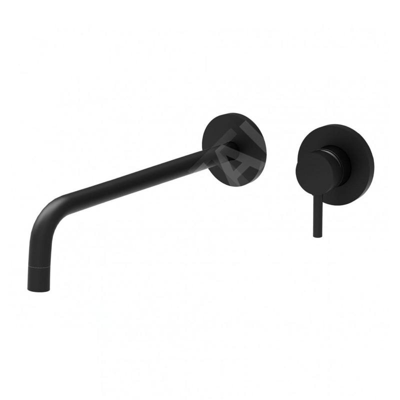 Paffoni Light - Mitigeur de lavabo encastré avec corps, installation de 2 trous, noir mat LIG105NO70