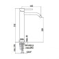 Paffoni Light - Mitigeur de lavabo, noir mat LIG081NO