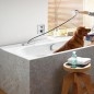 Hansgrohe sBox - Set de finiton de baignoire pour douchette, sBox, chrome 28010000