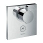 Hansgrohe Shower Select - Mitigeur thermostatique encastré pour 1 sortie standard et 1 sortie supplémentaires, chrome 15761000 Hansgrohe Shower Select - Mitigeur thermostatique encastré pour 1 sortie standard et 1 sortie supplémentaires, chrome 15761000