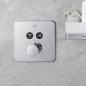 Axor ShowerSelect - Module thermostatique encastré pour 2 sorties, chrome 36707000
