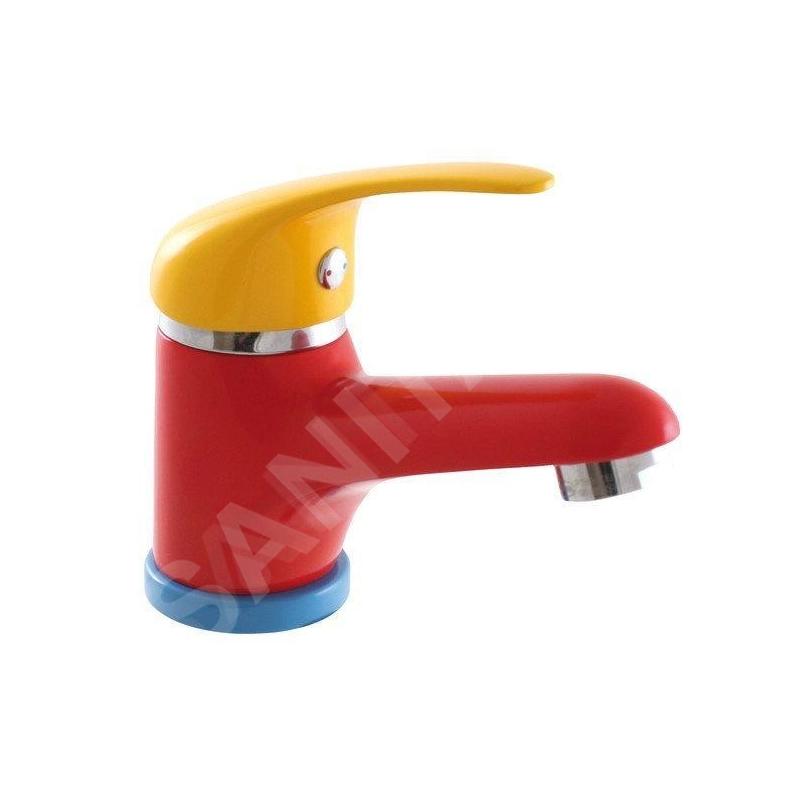 Sapho Kid - Mitigeur de lavabo sans garniture de vidage, couleur/chrome KD02 Sapho Kid - Mitigeur de lavabo sans garniture de vidage, couleur/chrome KD02