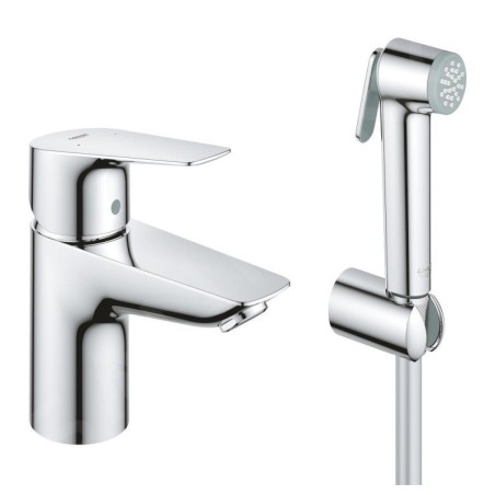 Grohe Start Edge - Mitigeur de lavabo avec douchette de bidet, chrome 23773001