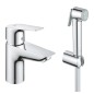 Grohe Start Edge - Mitigeur de lavabo avec douchette de bidet, chrome 23773001