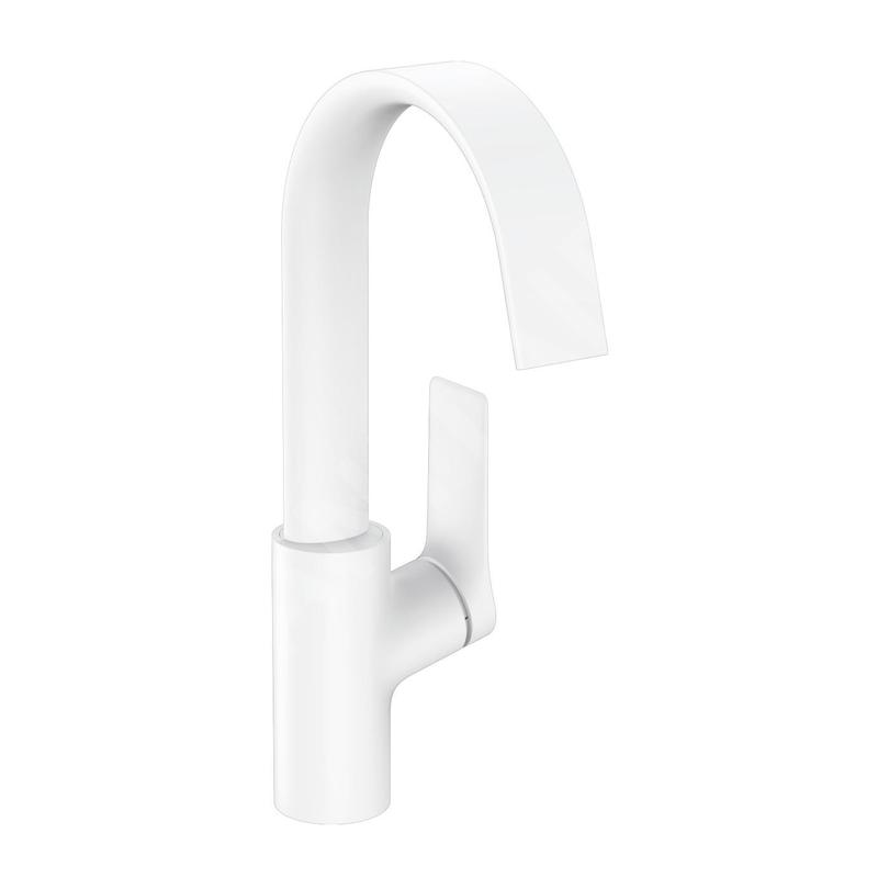Hansgrohe Vivenis - Mitigeur de lavabo 210, avec vidage rotatif, EcoSmart, blanc mat 75032700