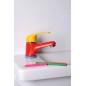 Sapho Kid - Mitigeur de lavabo sans garniture de vidage, couleur/chrome KD02 Sapho Kid - Mitigeur de lavabo sans garniture de vidage, couleur/chrome KD02