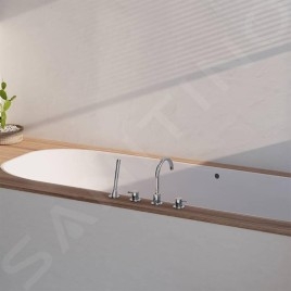 Steinberg 100 - Mitigeur sur le bord de baignoire, installation 4 trous, chrome 100 2400