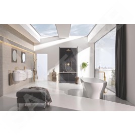 Grohe Essence - Mitigeur de baignoire à monter au sol, Cool Sunrise 23491GL1