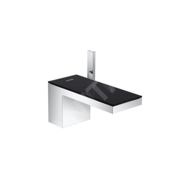 Axor MyEdition - Mitigeur de lavabo, avec garniture de vidage Push-Open, chrome/verre noir 47010600