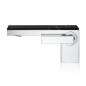 Axor MyEdition - Mitigeur de lavabo, avec garniture de vidage Push-Open, chrome/verre noir 47010600