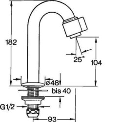 Hansa Nova - Robinet de lavabo, chrome 00938101