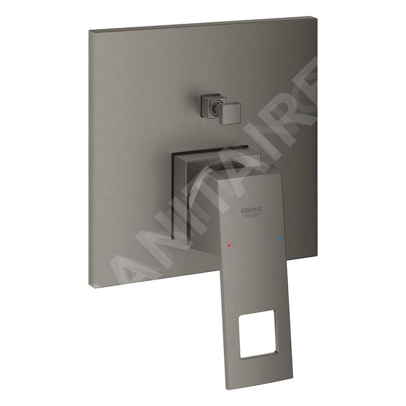 Grohe Eurocube - Mitigeur encastré pour 2 sorties, Hard Graphite brossé 24062AL0