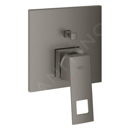 Grohe Eurocube - Mitigeur encastré pour 2 sorties, Hard Graphite brossé 24062AL0