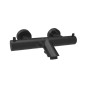 Paffoni Light - Mitigeur thermostatique de baignoire, noir mat LIQ022NO
