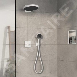 Hansgrohe ShowerSelect Comfort - Mitigeur thermostatique encastré, 2 sorties, blanc mat 15572700