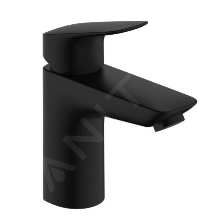 Hansgrohe Logis - Mitigeur de lavabo avec vidage, EcoSmart, noir mat 71171670