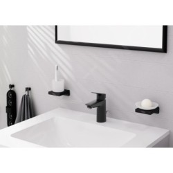 Hansgrohe Logis - Mitigeur de lavabo avec vidage, EcoSmart, noir mat 71171670