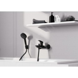 Hansgrohe Logis - Mitigeur de baignoire, noir mat 71400670
