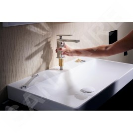 Hansgrohe Tecturis E - Mitigeur d'évier, EcoSmart, chrome 73011000