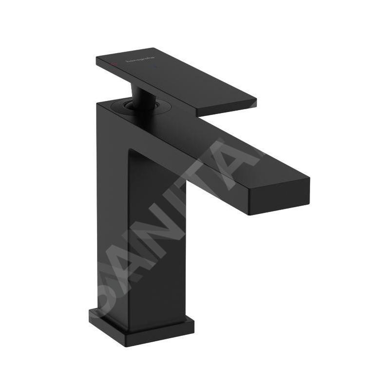 Hansgrohe Tecturis E - Mitigeur de lavabo avec vidage, CoolStart, EcoSmart, noir mat 73014670