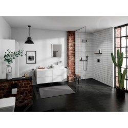 Hansgrohe Tecturis E - Mitigeur de lavabo avec vidage, CoolStart, EcoSmart, noir mat 73014670