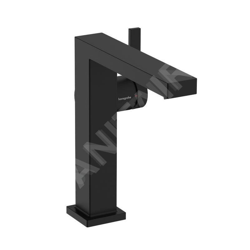 Hansgrohe Tecturis E - Mitigeur de lavabo avec vidage Push-Open, CoolStart, EcoSmart, noir mat 73040670
