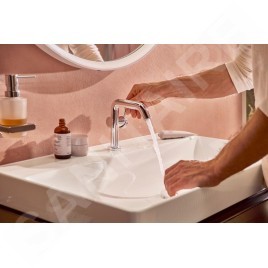Hansgrohe Tecturis S - Mitigeur de lavabo avec vidage, CoolStart, EcoSmart, chrome 73323000