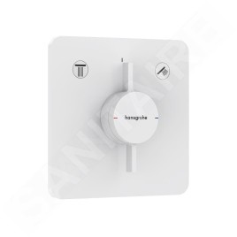 Hansgrohe DuoTurn Q - Mitigeur encastré 2 sorties, blanc mat 75414700