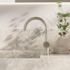 Steinberg 100 - Mitigeur de lavabo avec vidage, nickel brossé 100 1500 BN
