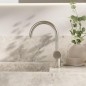 Steinberg 100 - Mitigeur de lavabo avec vidage, nickel brossé 100 1500 BN