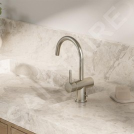 Steinberg 100 - Mitigeur de lavabo avec vidage, nickel brossé 100 1500 BN