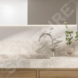 Steinberg 100 - Mitigeur de lavabo avec vidage, nickel brossé 100 1500 BN