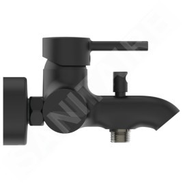 Ideal Standard CeraLine - Mitigeur de baignoire, noir BC199XG