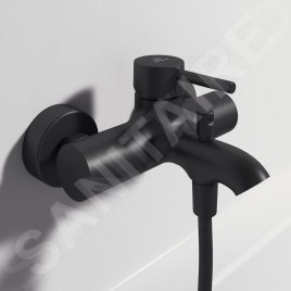 Ideal Standard CeraLine - Mitigeur de baignoire, noir BC199XG