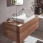 Hansgrohe Vivenis - Mitigeur de lavabo 90, installation 3 trous, Push-Open, EcoSmart, chrome 75033000