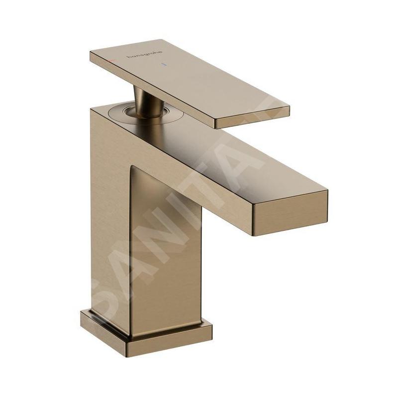 Hansgrohe Tecturis E - Mitigeur d'évier avec vidage, CoolStart, EcoSmart, bronze brossé 73004140