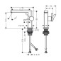 Hansgrohe Tecturis E - Mitigeur de lavabo avec vidage Push-Open, CoolStart, EcoSmart, blanc mat 73024700