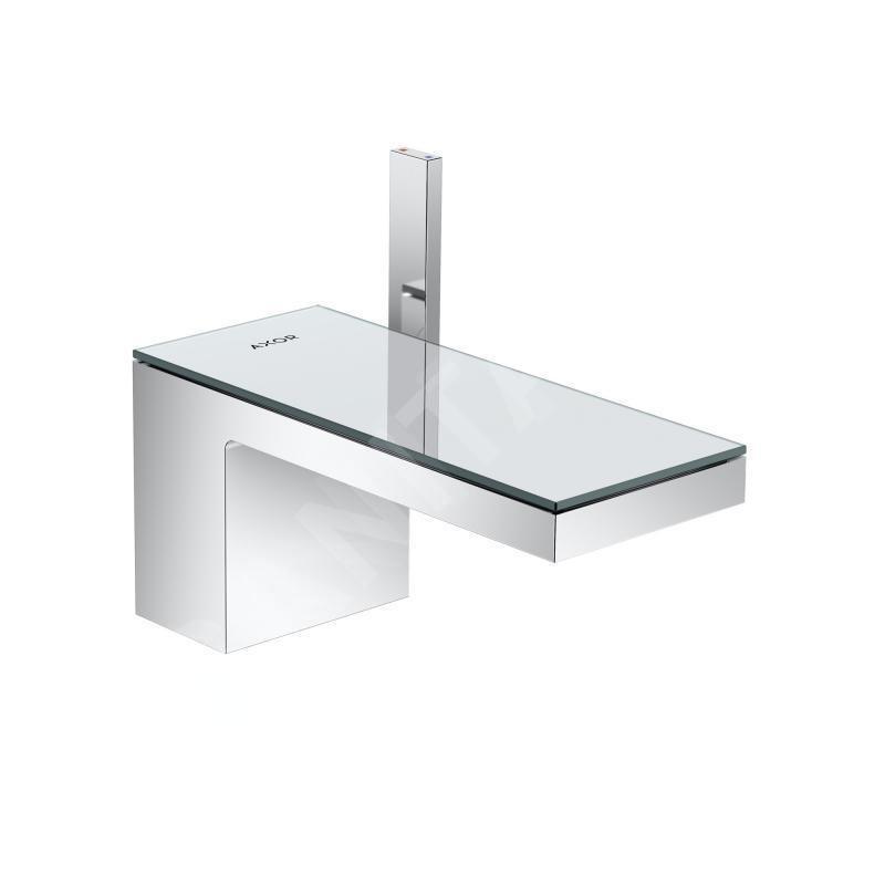 Axor MyEdition - Mitigeur de lavabo, avec garniture de vidage Push-Open, chrome/verre mirroir 47010000 Axor MyEdition - Mitigeur de lavabo, avec garniture de vidage Push-Open, chrome/verre mirroir 47010000