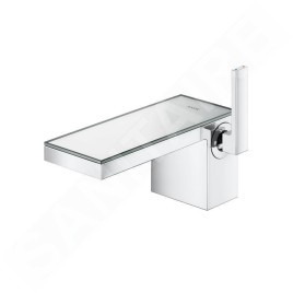 Axor MyEdition - Mitigeur de lavabo, avec garniture de vidage Push-Open, chrome/verre mirroir 47010000