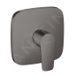 Hansgrohe Talis E - Mitigeur de douche encastré, noir chromé brossé 71765340