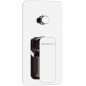 Sapho Spy - Mitigeur encastré de douche avec corps d'encastrement, 2 sorties, chrome PY42