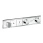 Hansgrohe RainSelect - Mitigeur thermostatique de douche encastré pour 2 sorties, blanc/ chrome 15355400 Hansgrohe RainSelect - Mitigeur thermostatique de douche encastré pour 2 sorties, blanc/ chrome 15355400