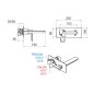 Sapho Spy - Mitigeur encastré de lavabo avec corps d'encastrement, chrome PY08 Sapho Spy - Mitigeur encastré de lavabo avec corps d'encastrement, chrome PY08